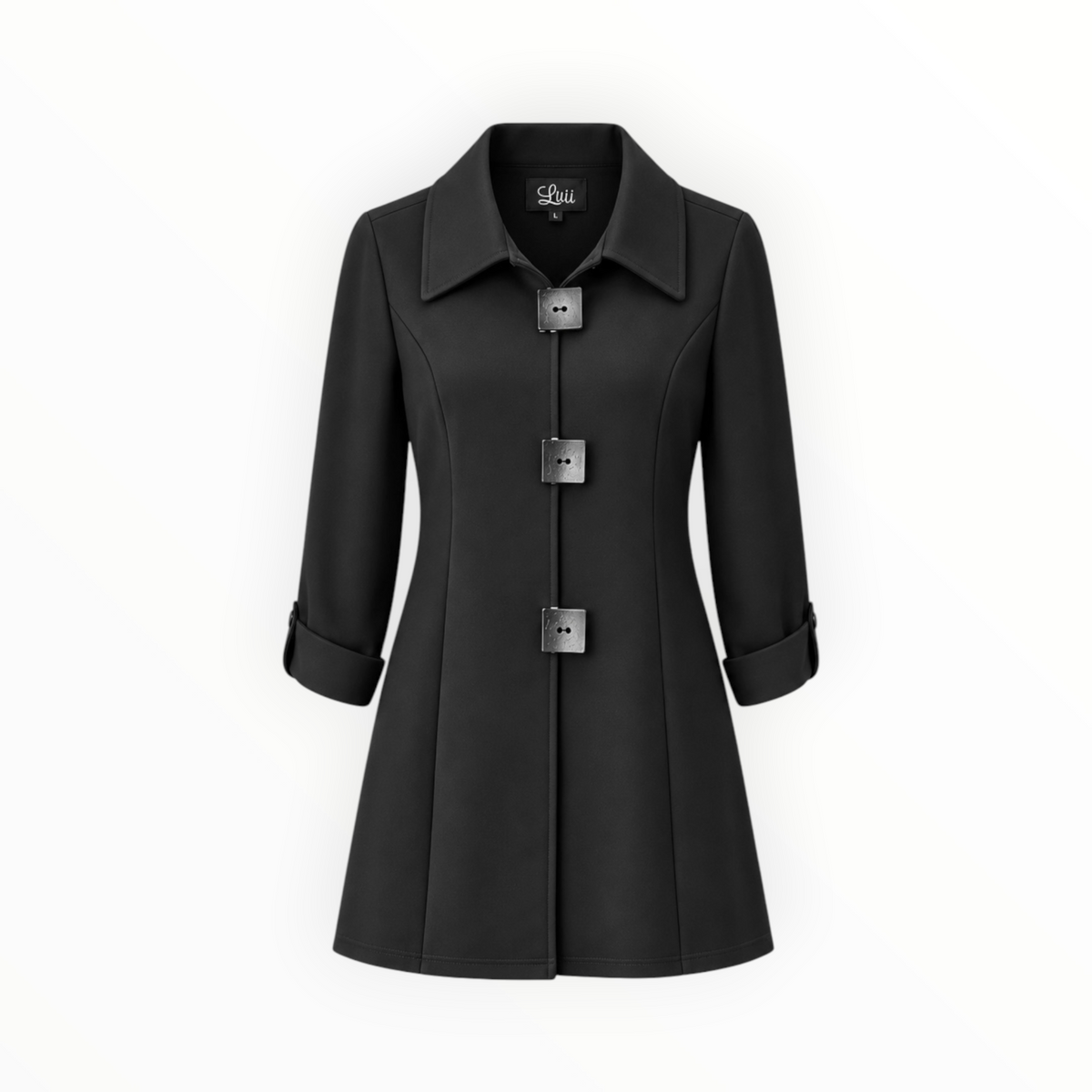 Square Button Collared Jacket size L