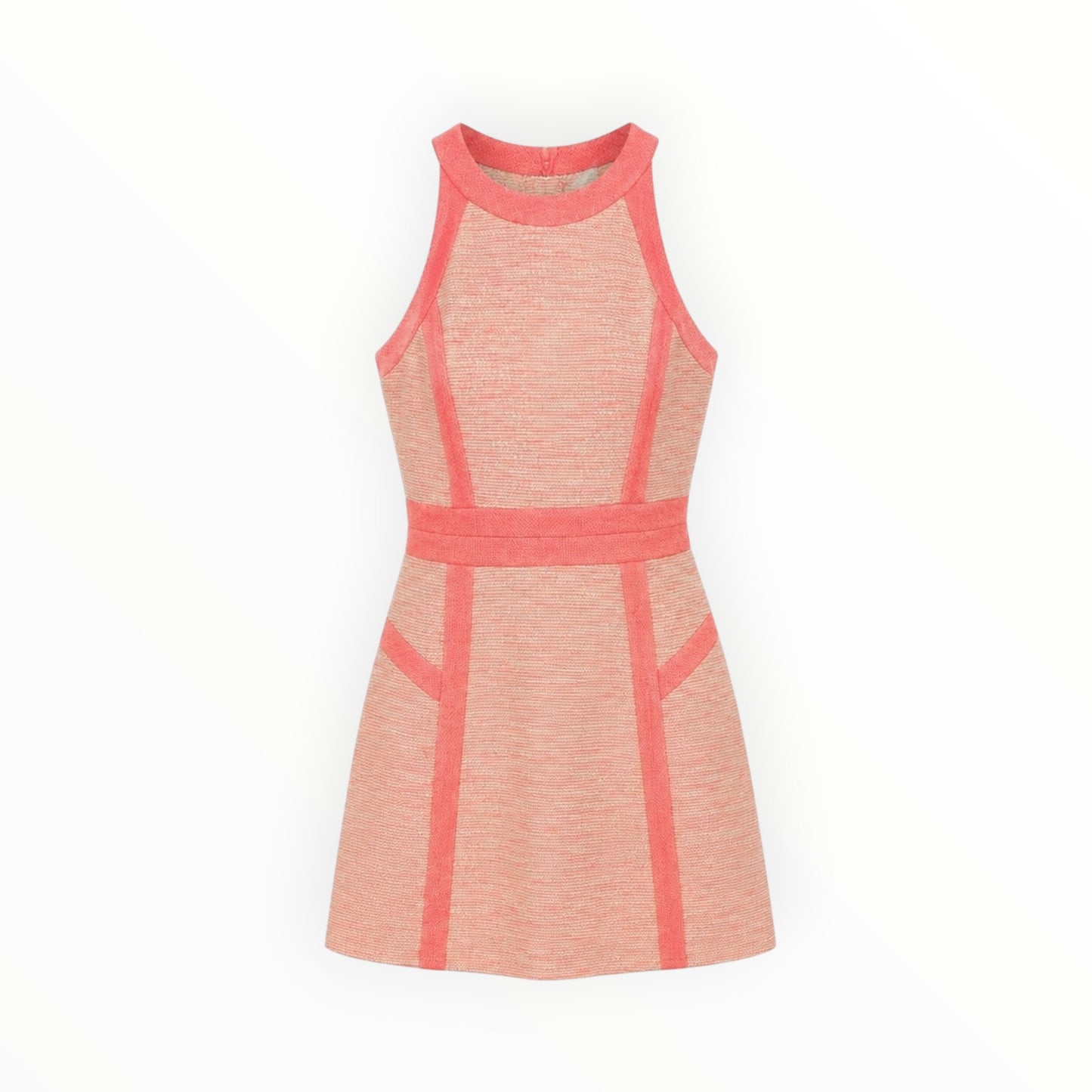 Tweed Colourblock Mini Dress size 6