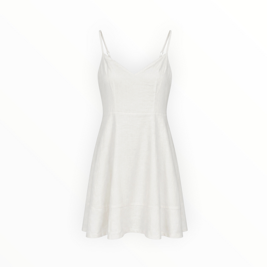 Linen Mini Dress size 4 NEW WITH TAGS