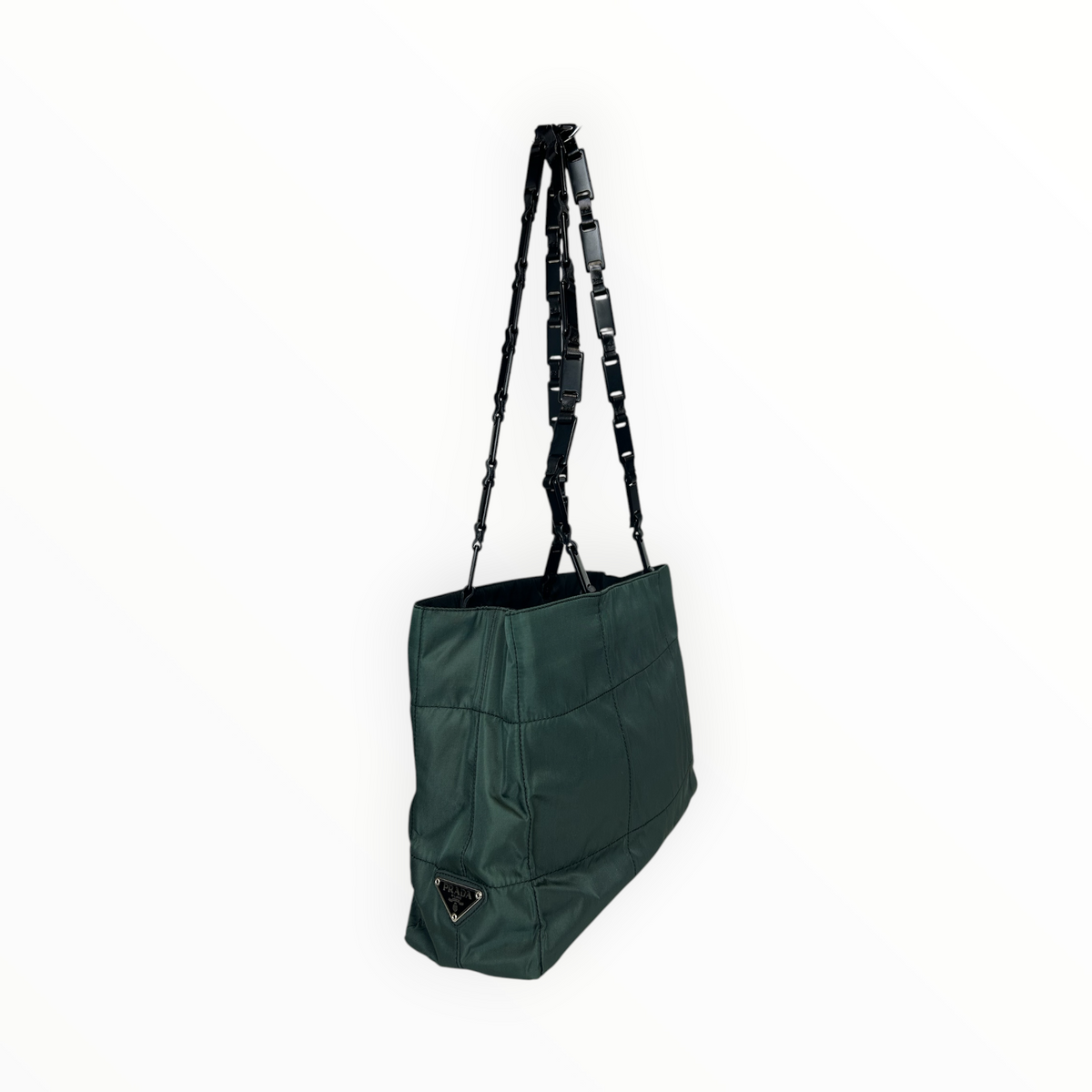 Tessuto Nylon Shoulder Tote Bag