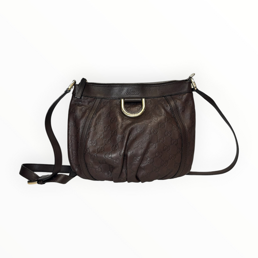 Monogram Leather Crossbody Bag