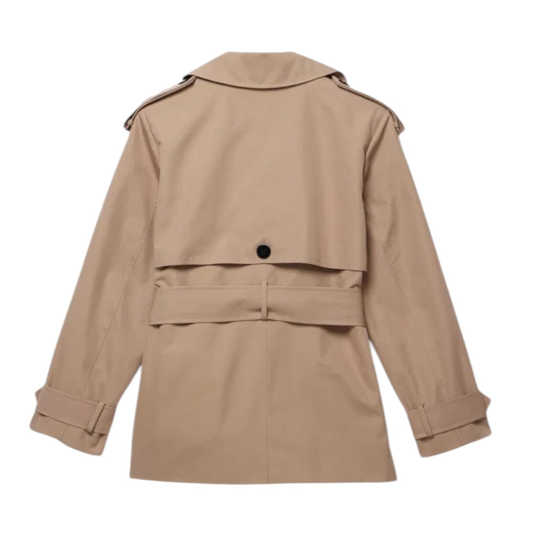 Short Trench Coat Size Medium