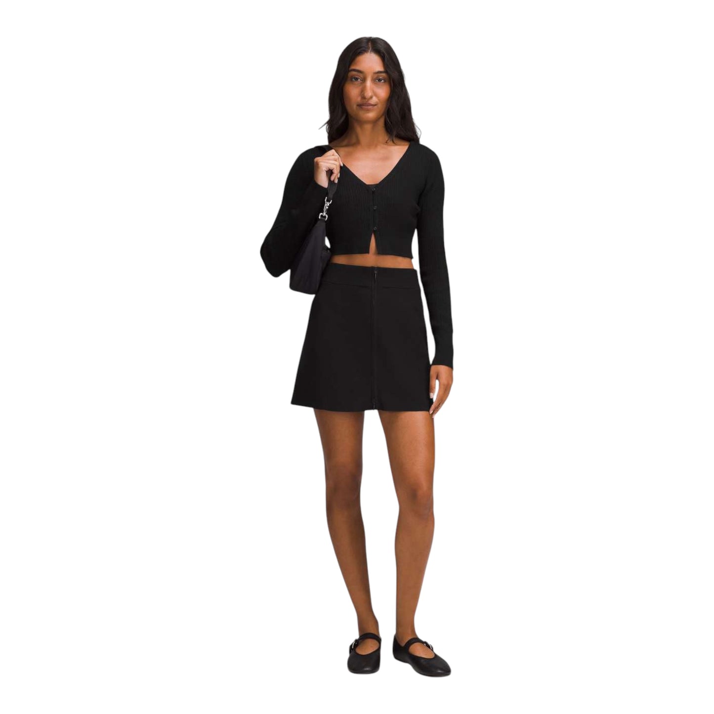 Ribbed Knit Mini Skirt size Small
