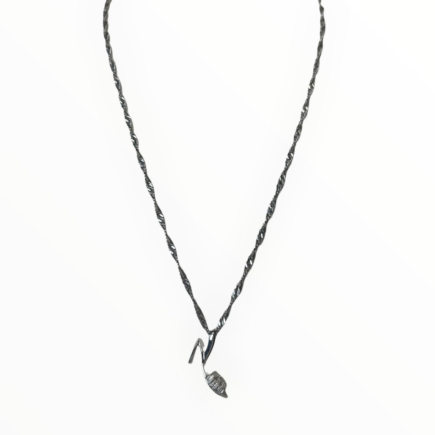 925 Heel Pendant Necklace