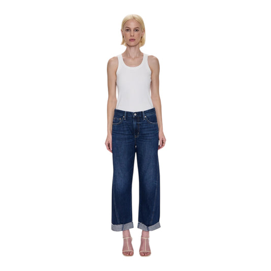 Kacey Mid Rise Cuffed Straight Jean size 29