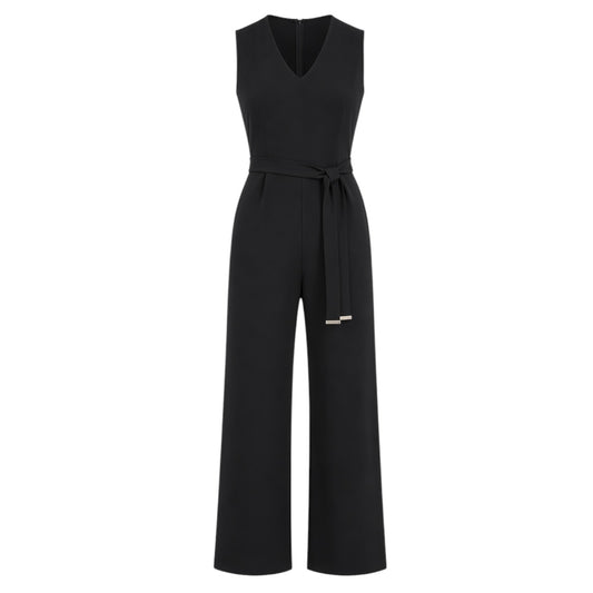 Belted V-Neck Jumpsuit size 14 NEW WITH TAGS
