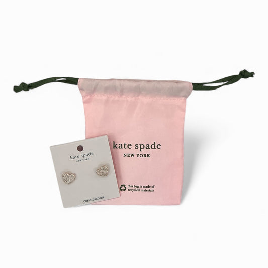 Yours Truly Pavé Heart Studs NIB