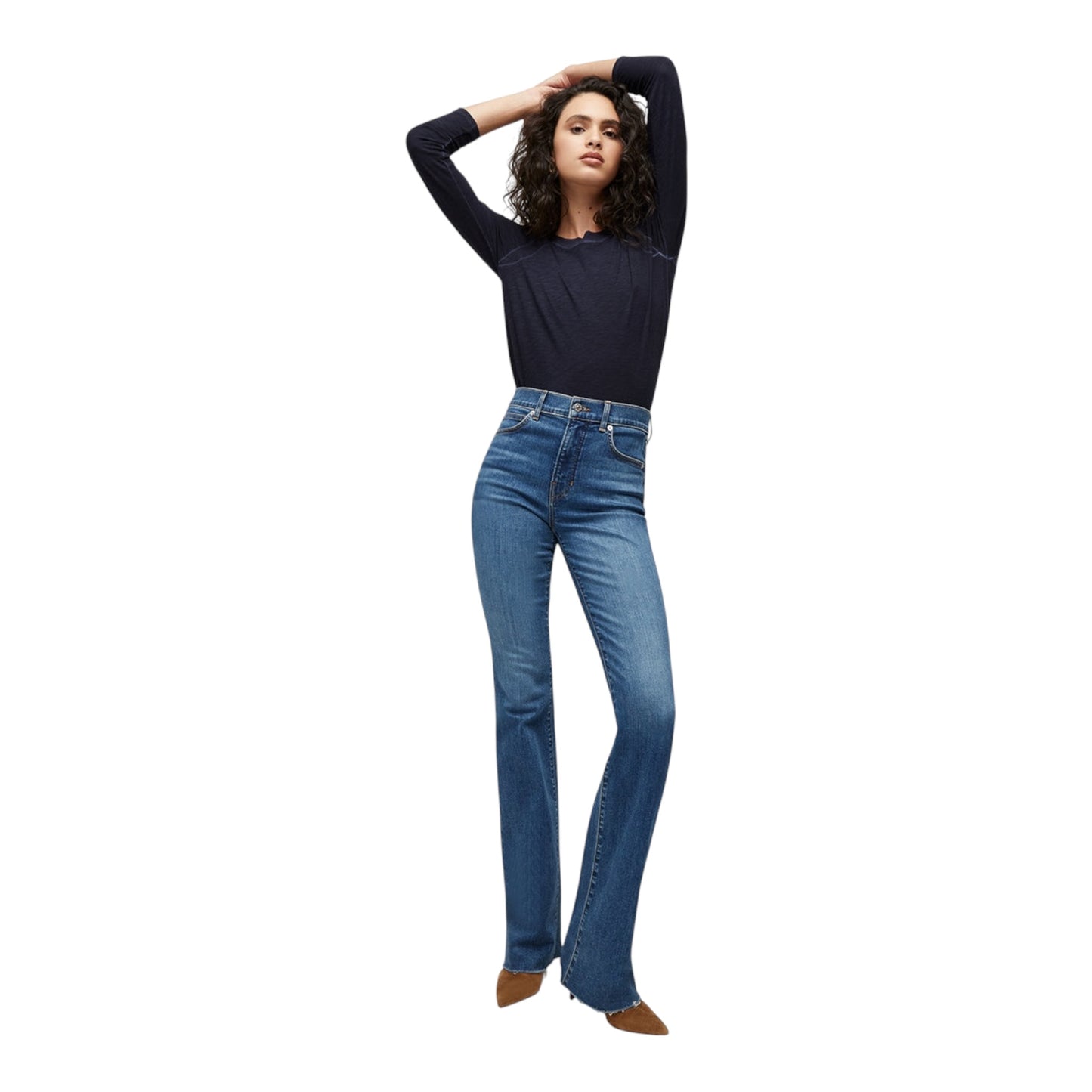 Cameron Raw Hem Bootcut Jean size 28