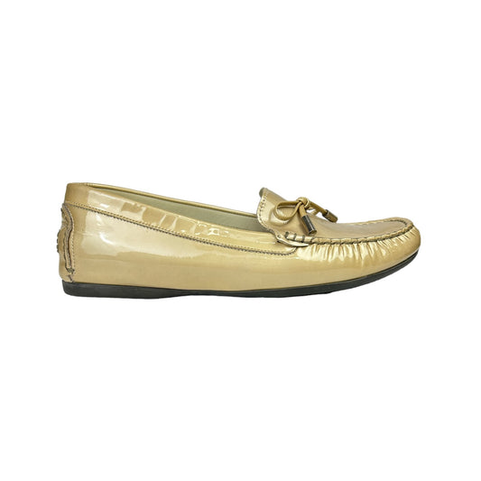 Patent Bow Loafers Size 38.5