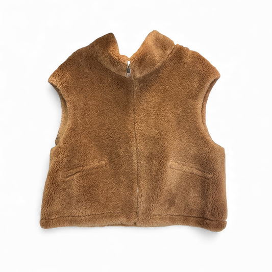 Shearling Teddy Vest size L