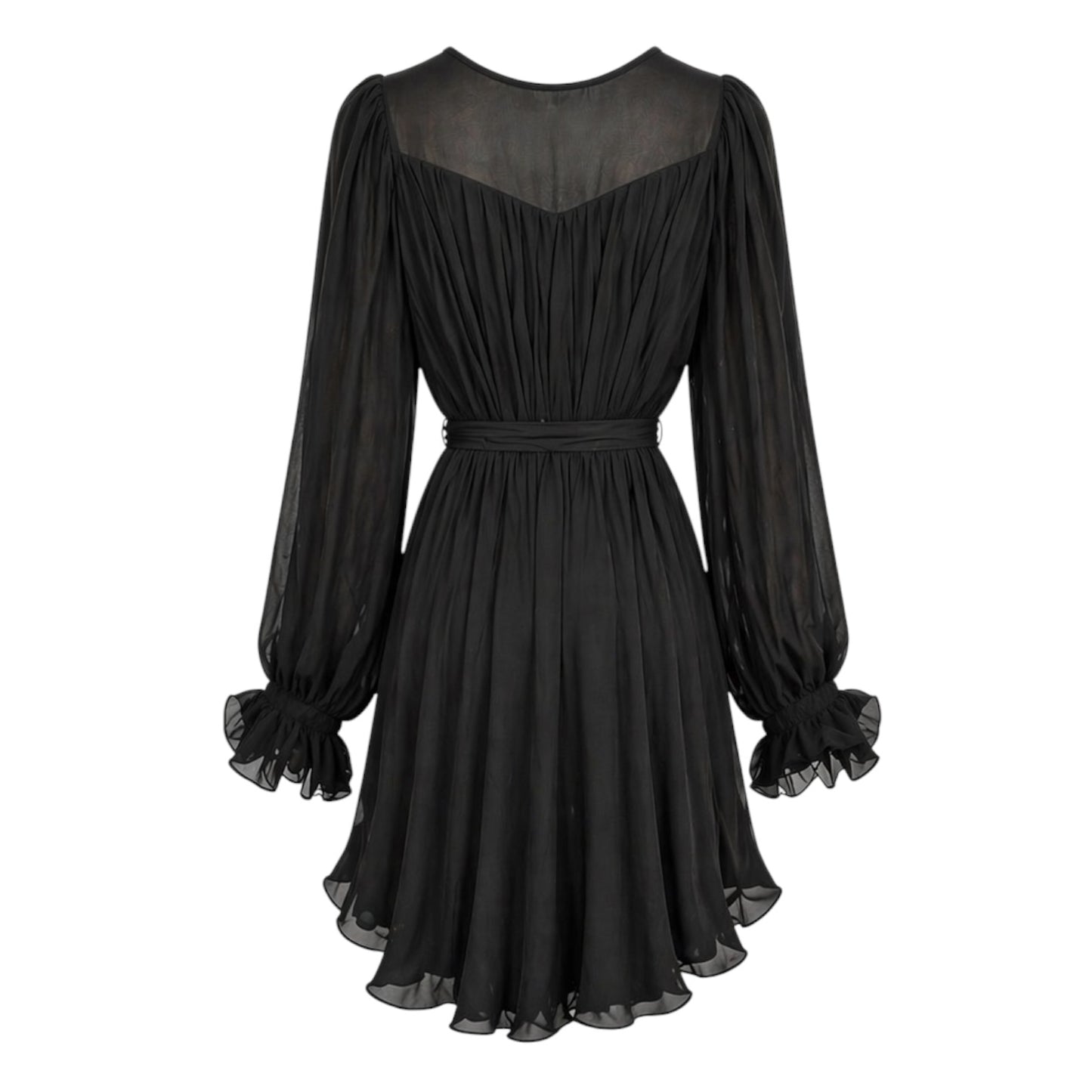 Chiffon Belted Mini Dress size XS