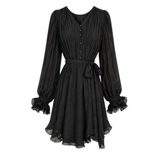 Chiffon Belted Mini Dress size XS