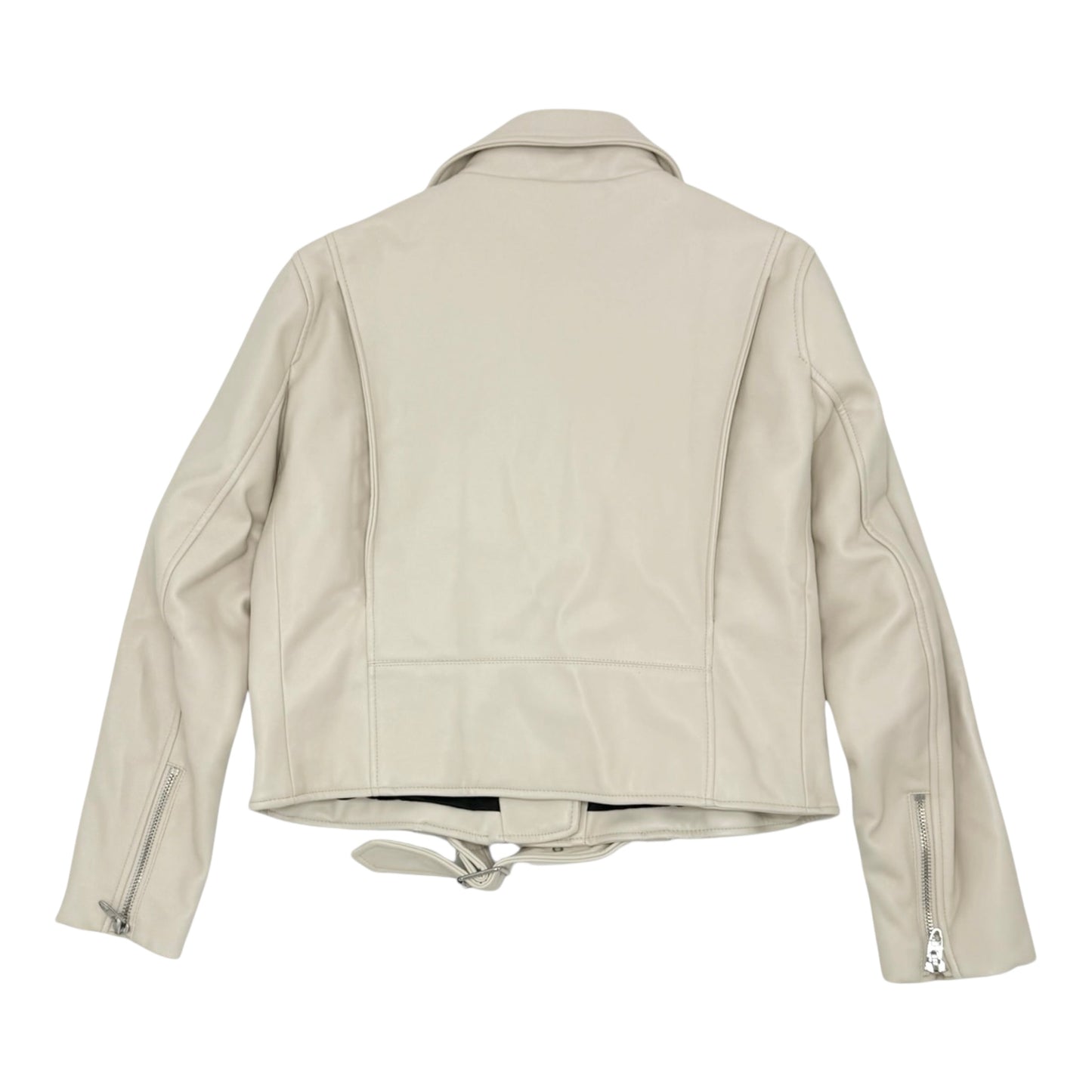 Faux Leather Biker Jacket size Medium