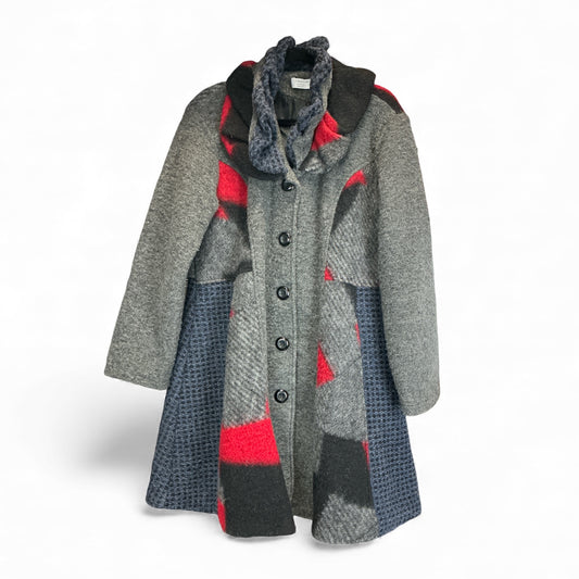 Multi Patchwork Coat size L