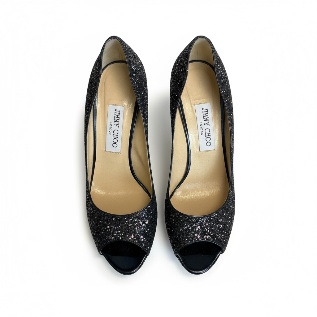 Coarse Glitter Pumps size 29