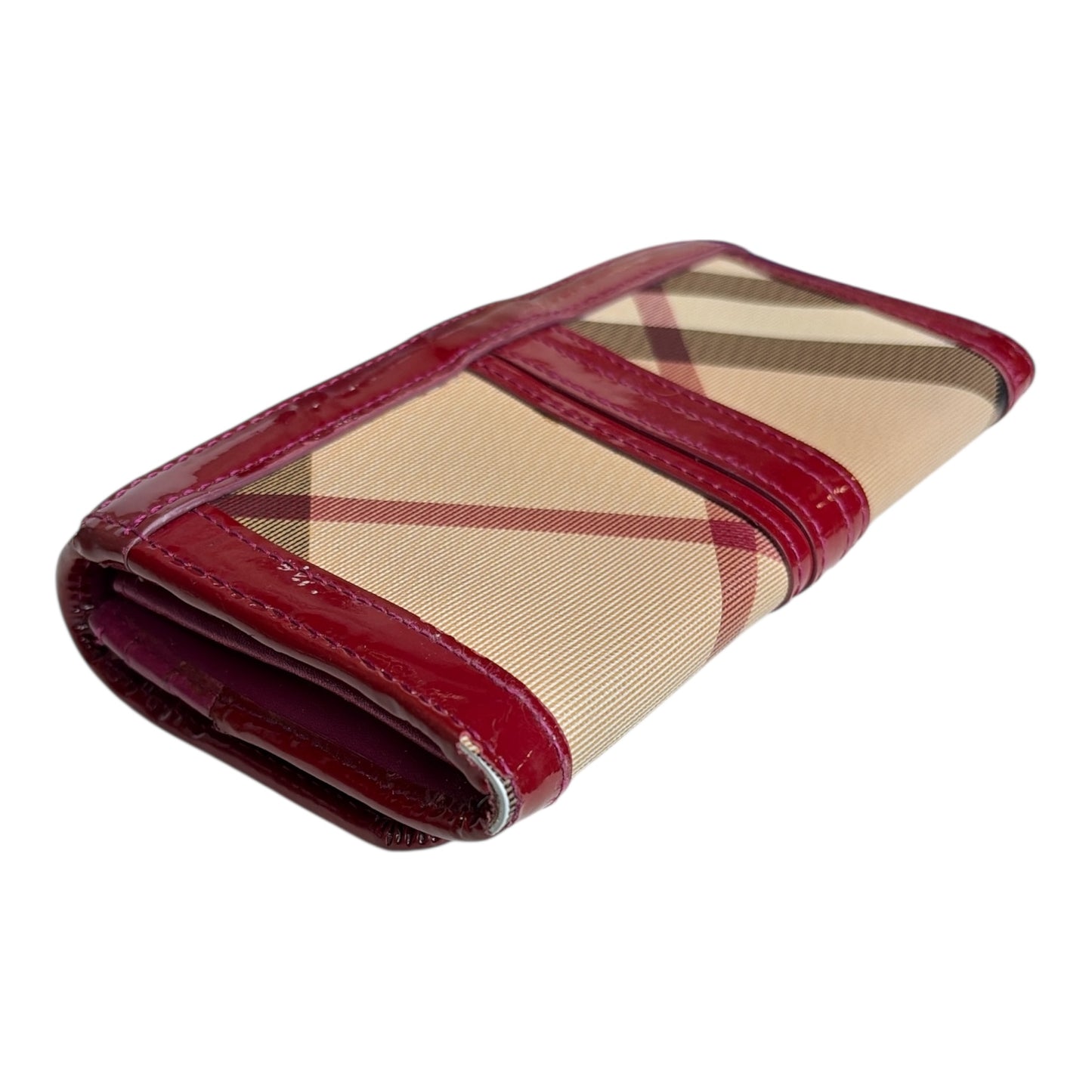 Patent Leather Zip Wallet