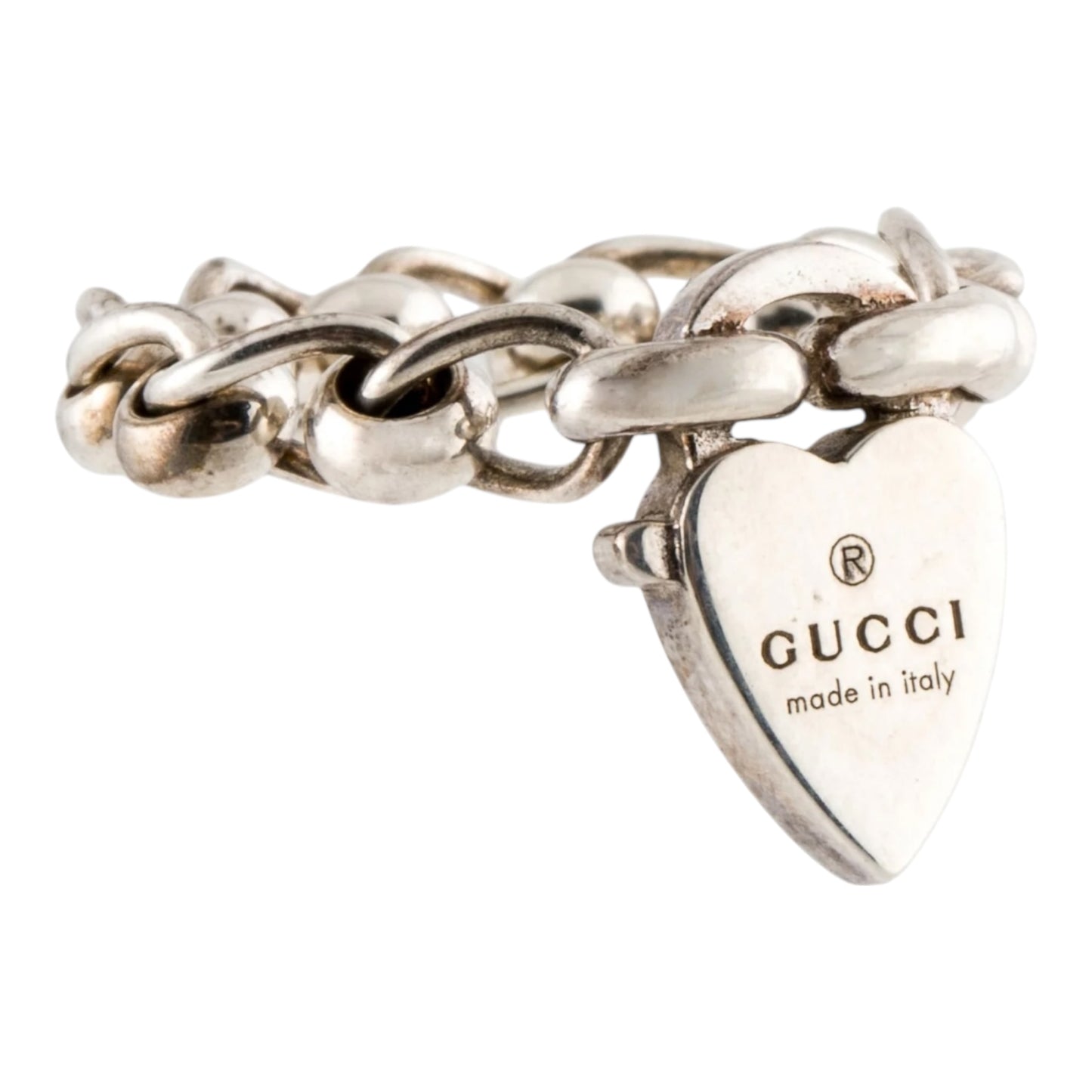 925 Heart Lock Ring size 7