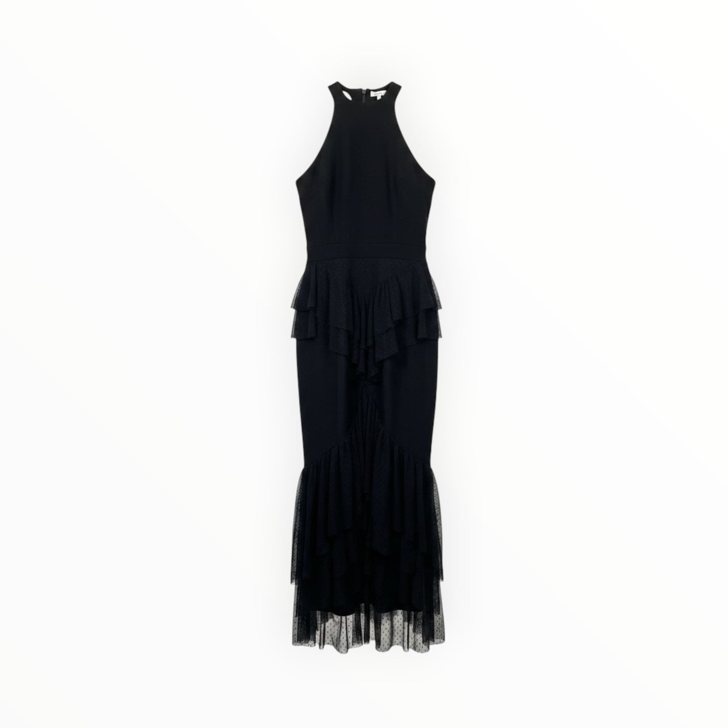 Halter Mermaid Ruffle Dress size 4