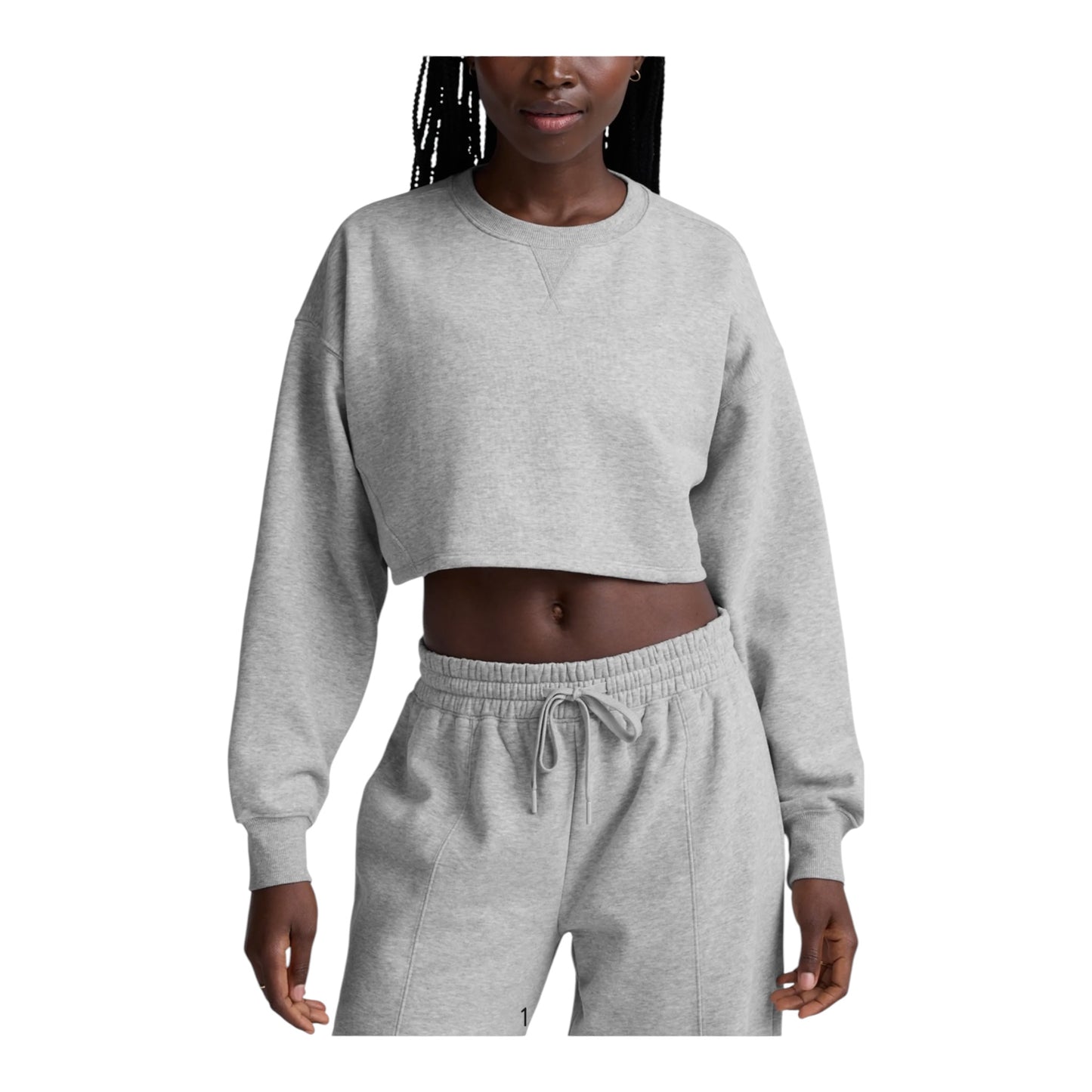 LuxeFleece Boxy Crop Sweatshirt size Medium