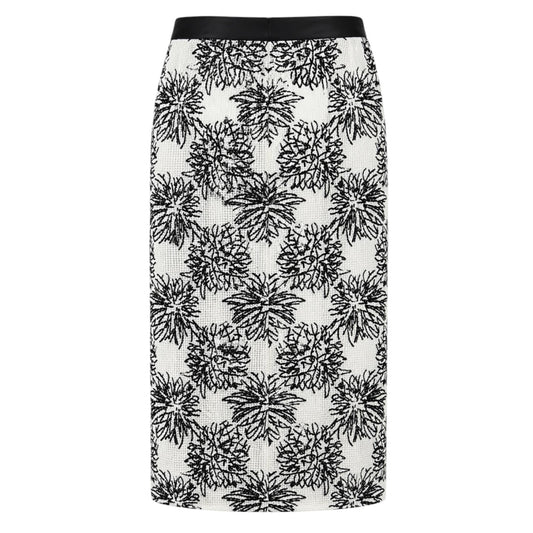 Floral Textured Maxi Skirt size M
