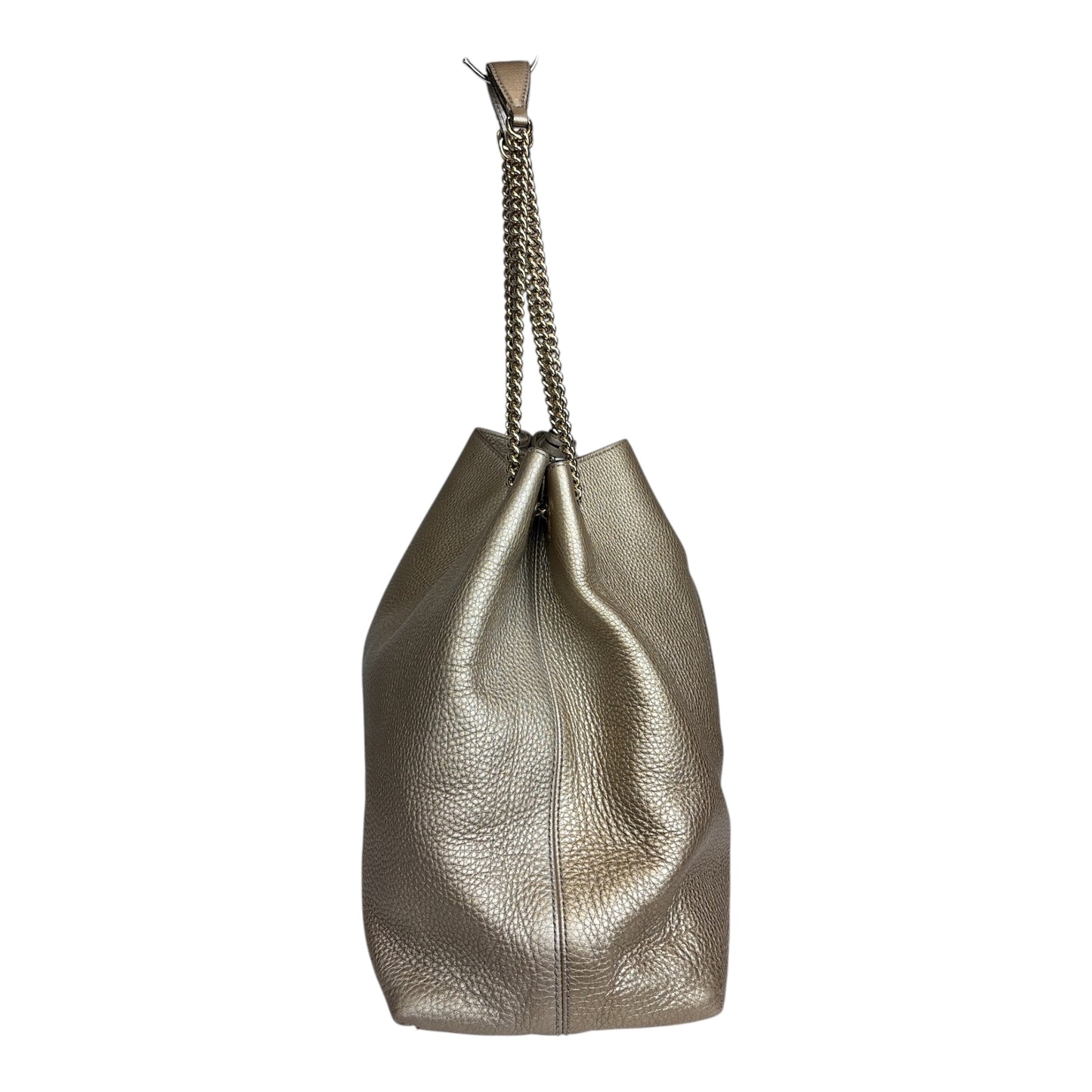 Metallic Soho Chain Tote Bag