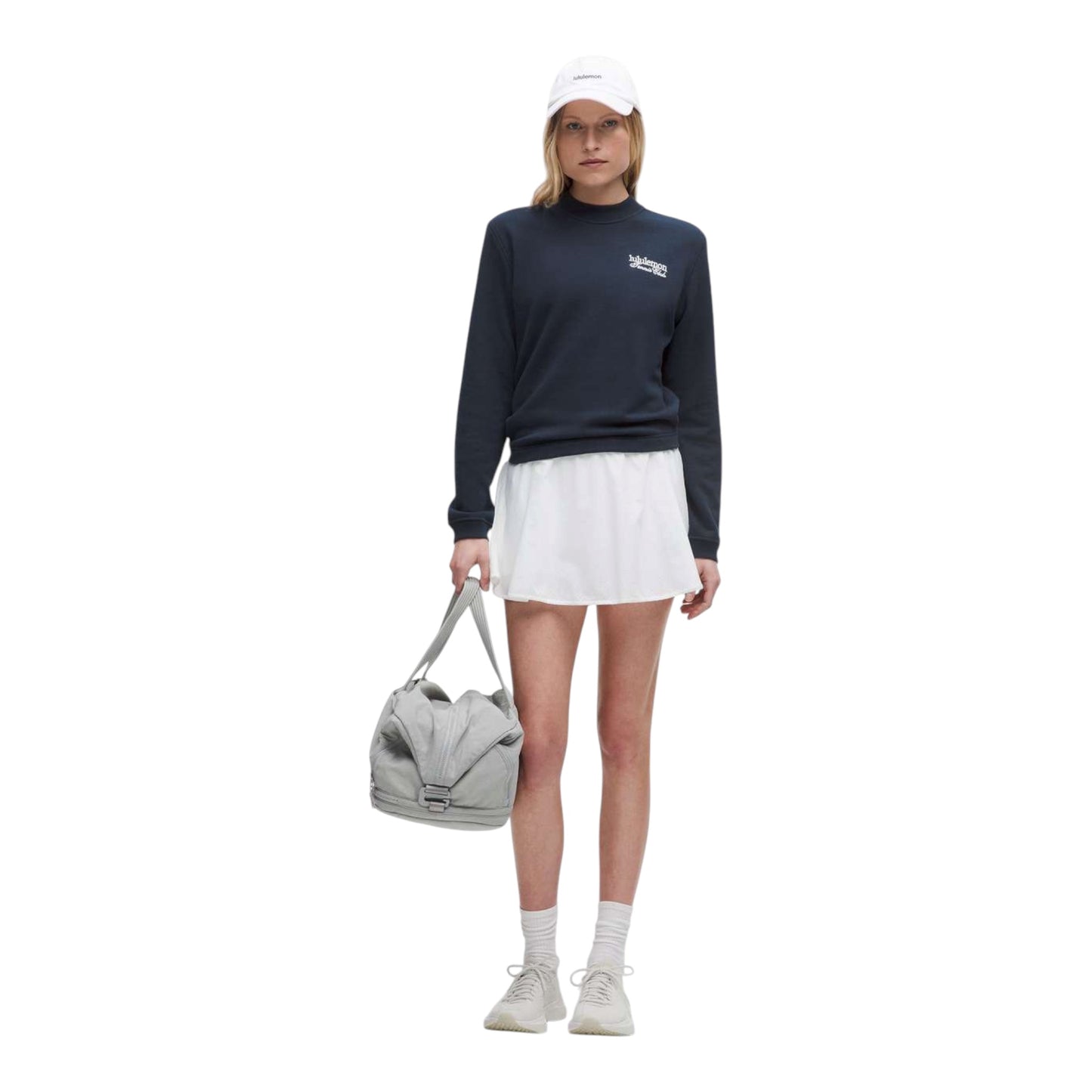 Cotton French Terry Crewneck Pullover *Tennis Club size Medium