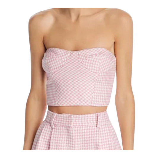 Gingham Strapless Top size 4