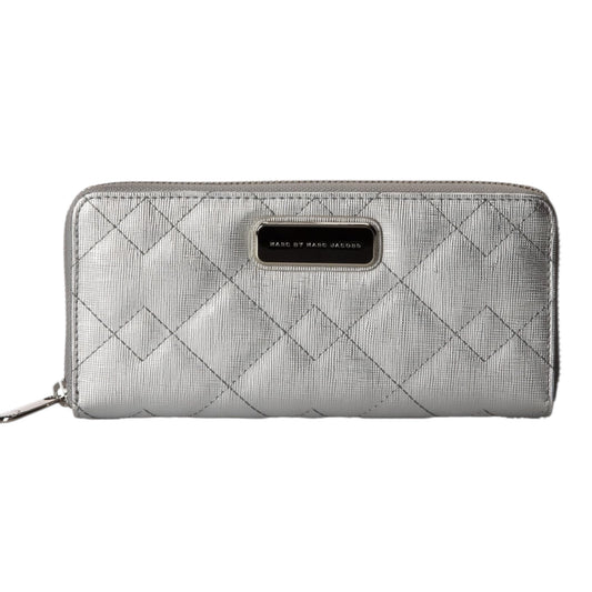 Quilted Metallic Wallet