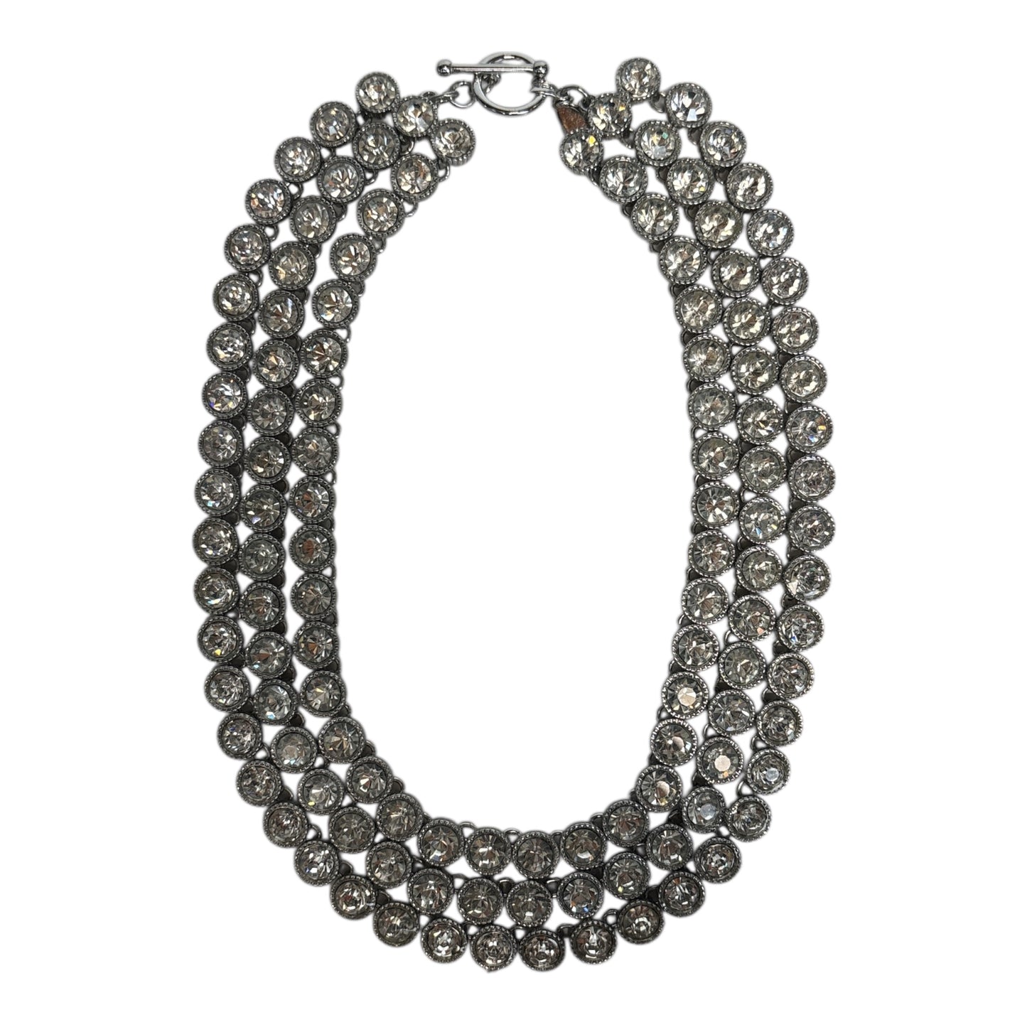 3 Strand Crystal Necklace