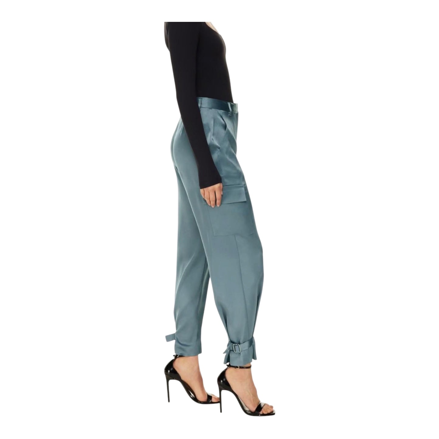 Refined Satin Cargo Pants size 4
