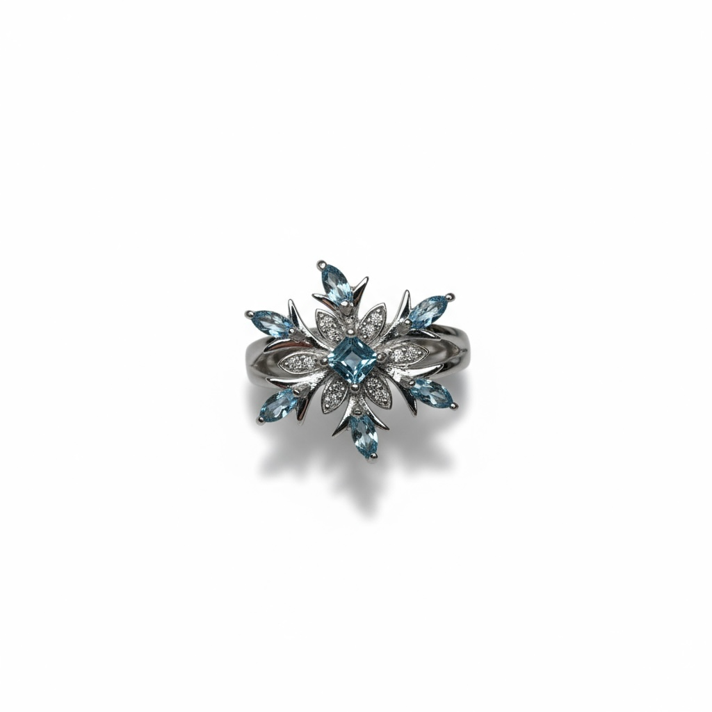Snowflake Ring size 6.5