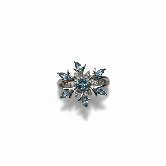 Snowflake Ring size 6.5