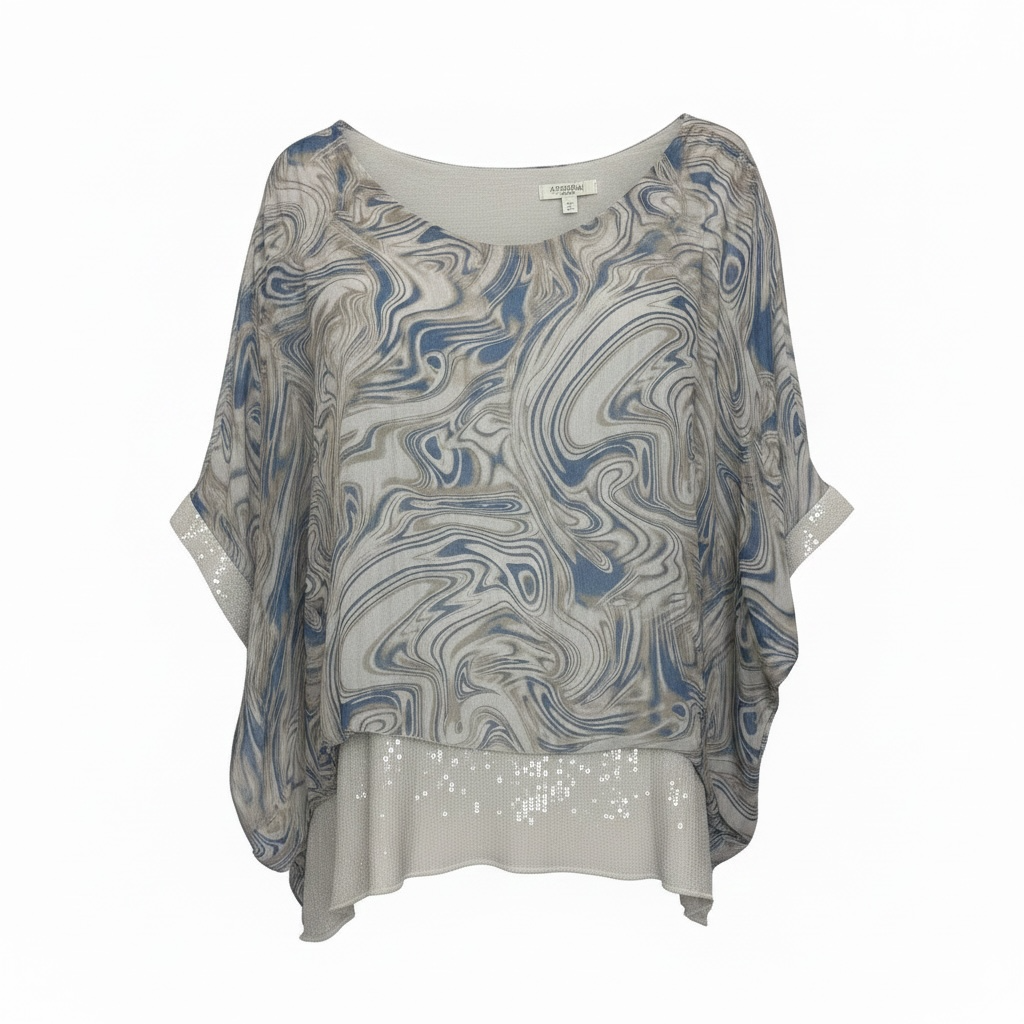 Swirl Overlay Top size Large
