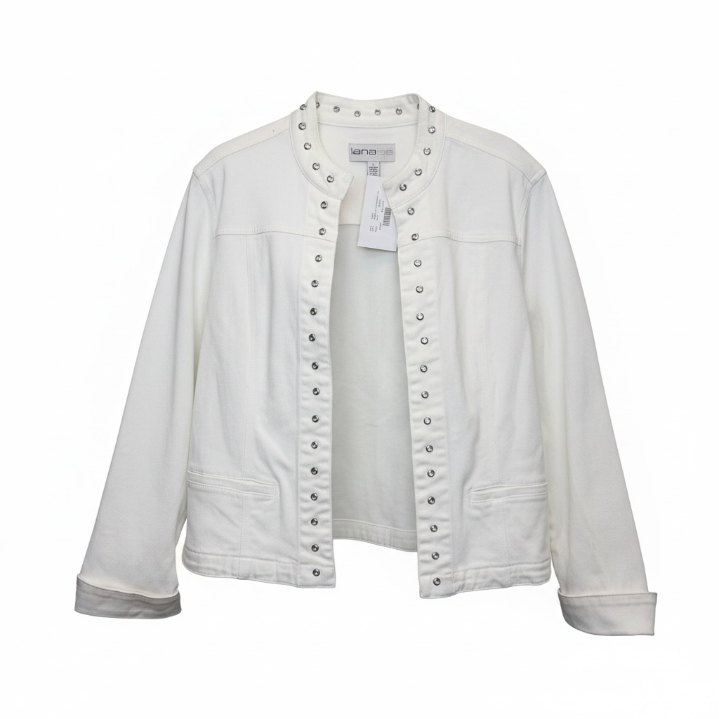 Crystals Denim Jacket size 14
