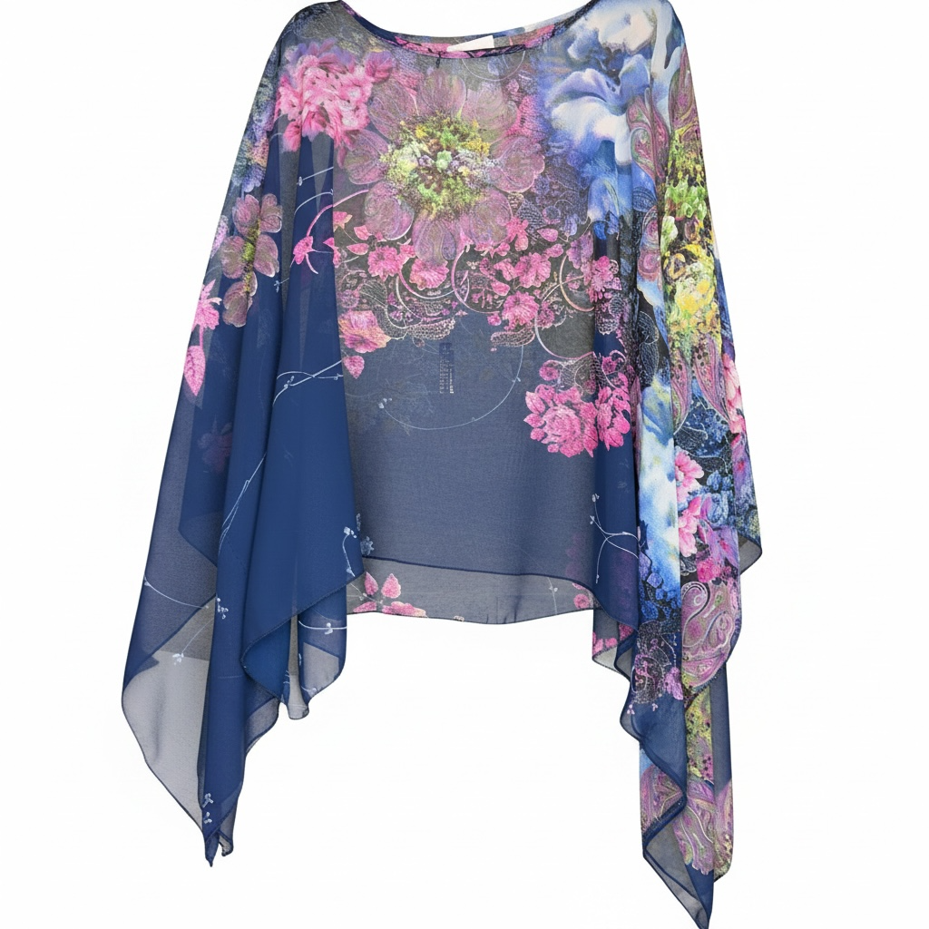 Sheer Floral Top size XLarge