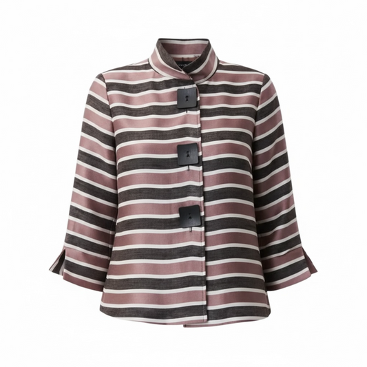 Striped Button Jacket size 20