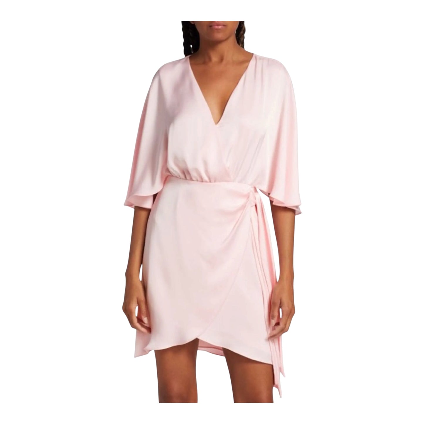 Alexis Satin Mini Wrap Mini Dress size 12
