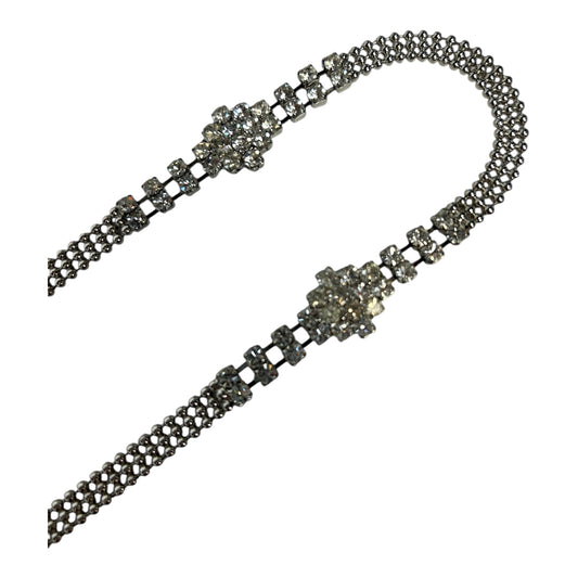 Silver Tennis chain belt sz xs/s