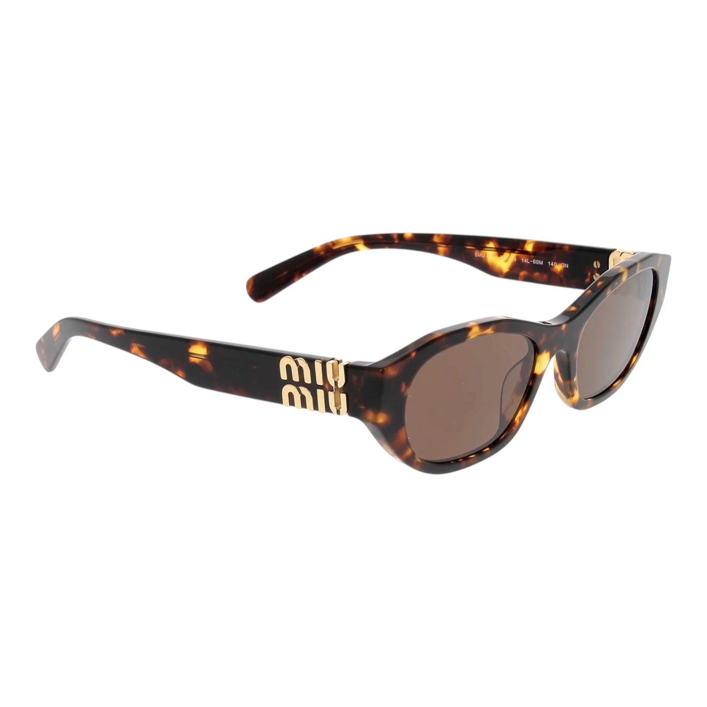 Oval Tortoise Frame Sunglasses