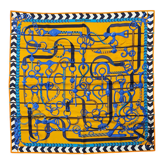 "Panoplie Equestre" Twill Silk 90 cm Scarf