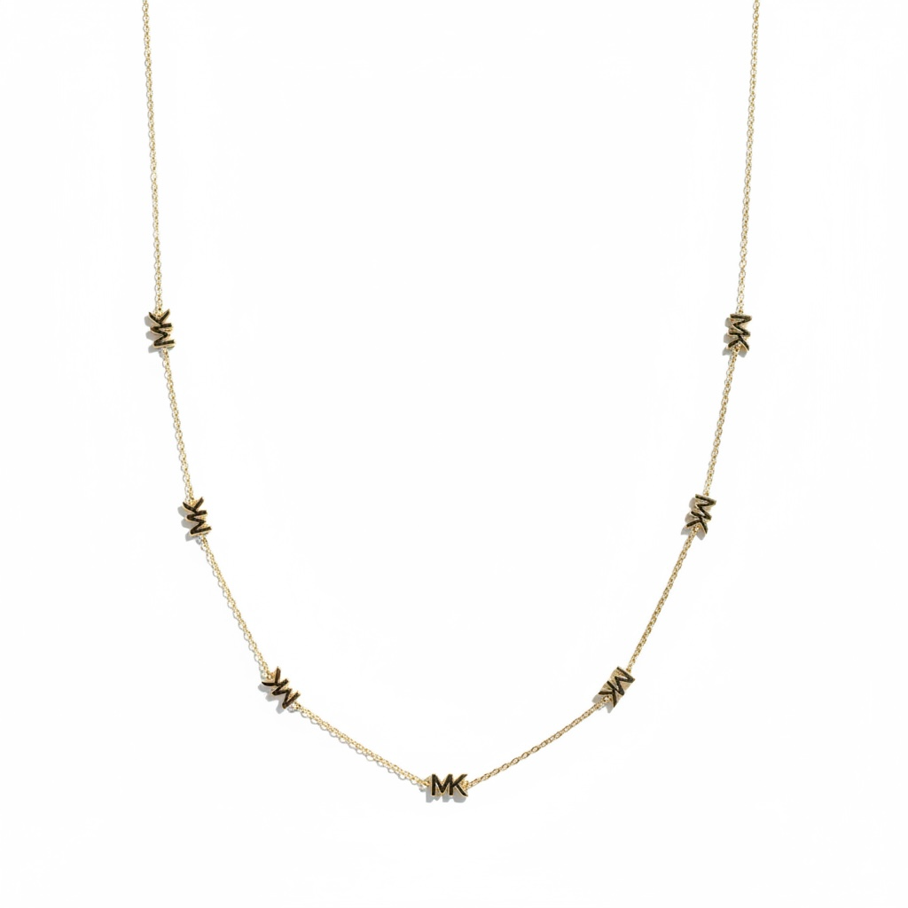 MK Logo Necklace