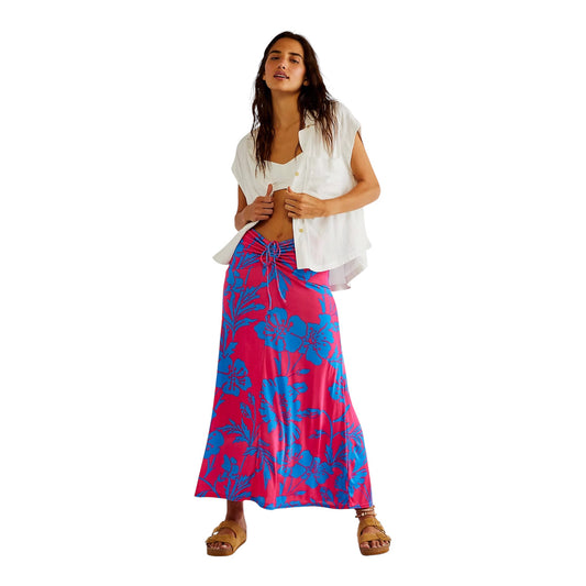 Printed Ruched Jersey Convertible Skirt  size XSmall