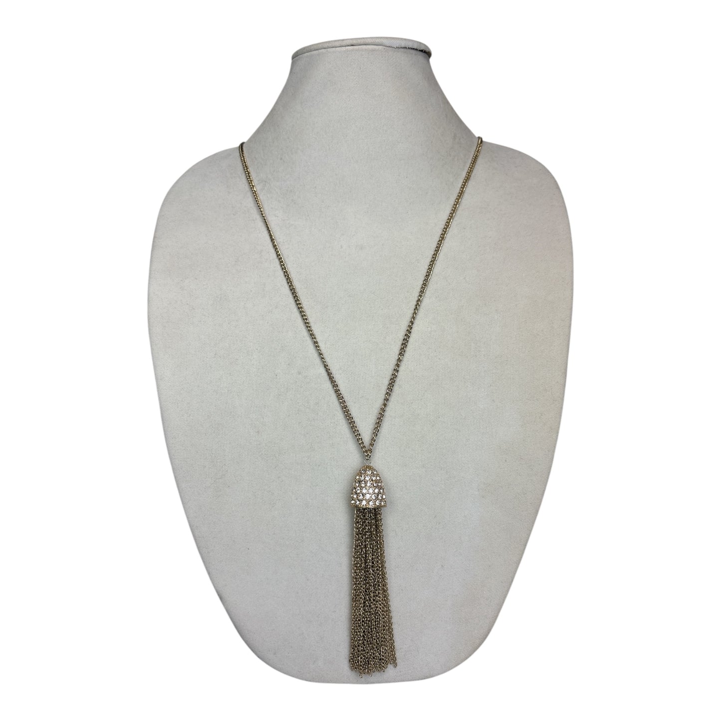 Dome with Tassel Necklace