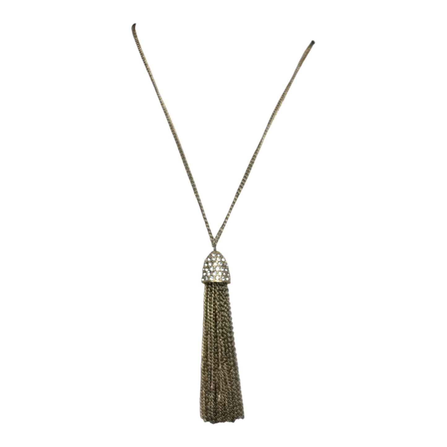 Dome with Tassel Necklace