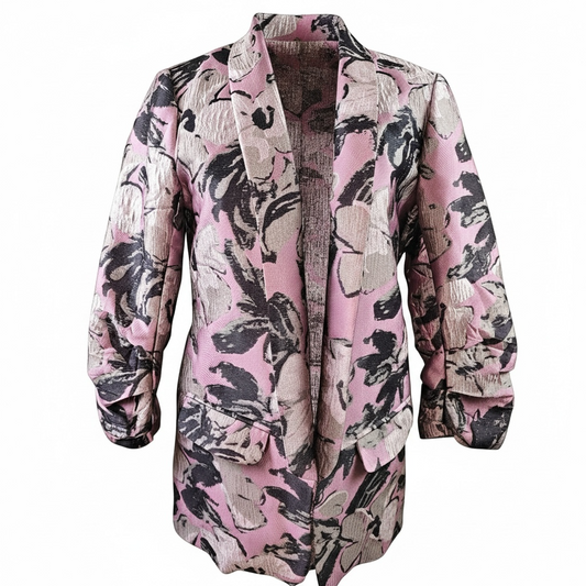 Metallic Floral Blazer size Medium