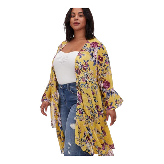Floral Crepe Handkerchief Duster size 0 (Large)