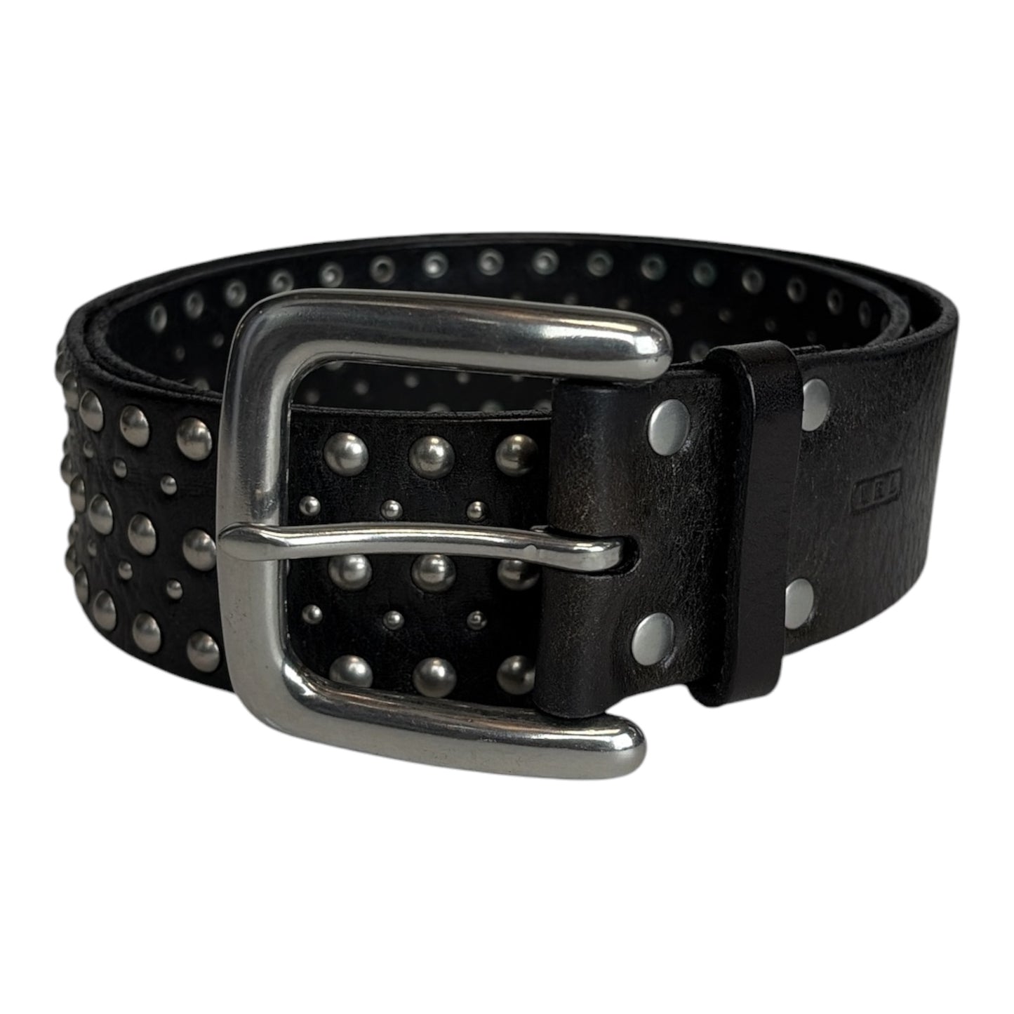 Leather Studded Belt size Large