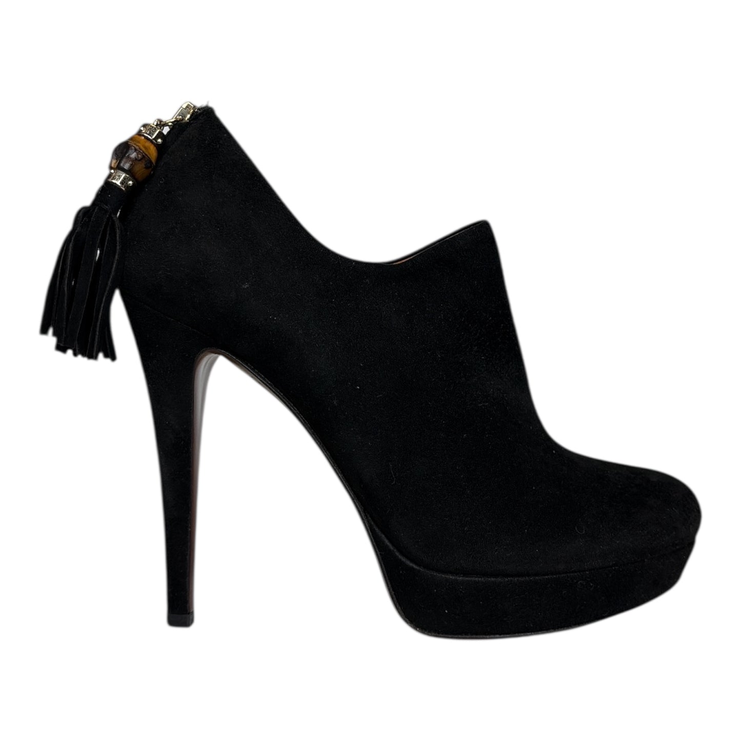 Suede Platform Ankle Booties size 37