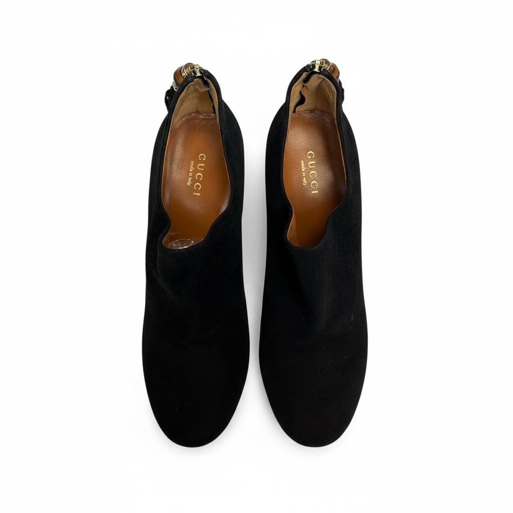 Suede Platform Ankle Booties size 37