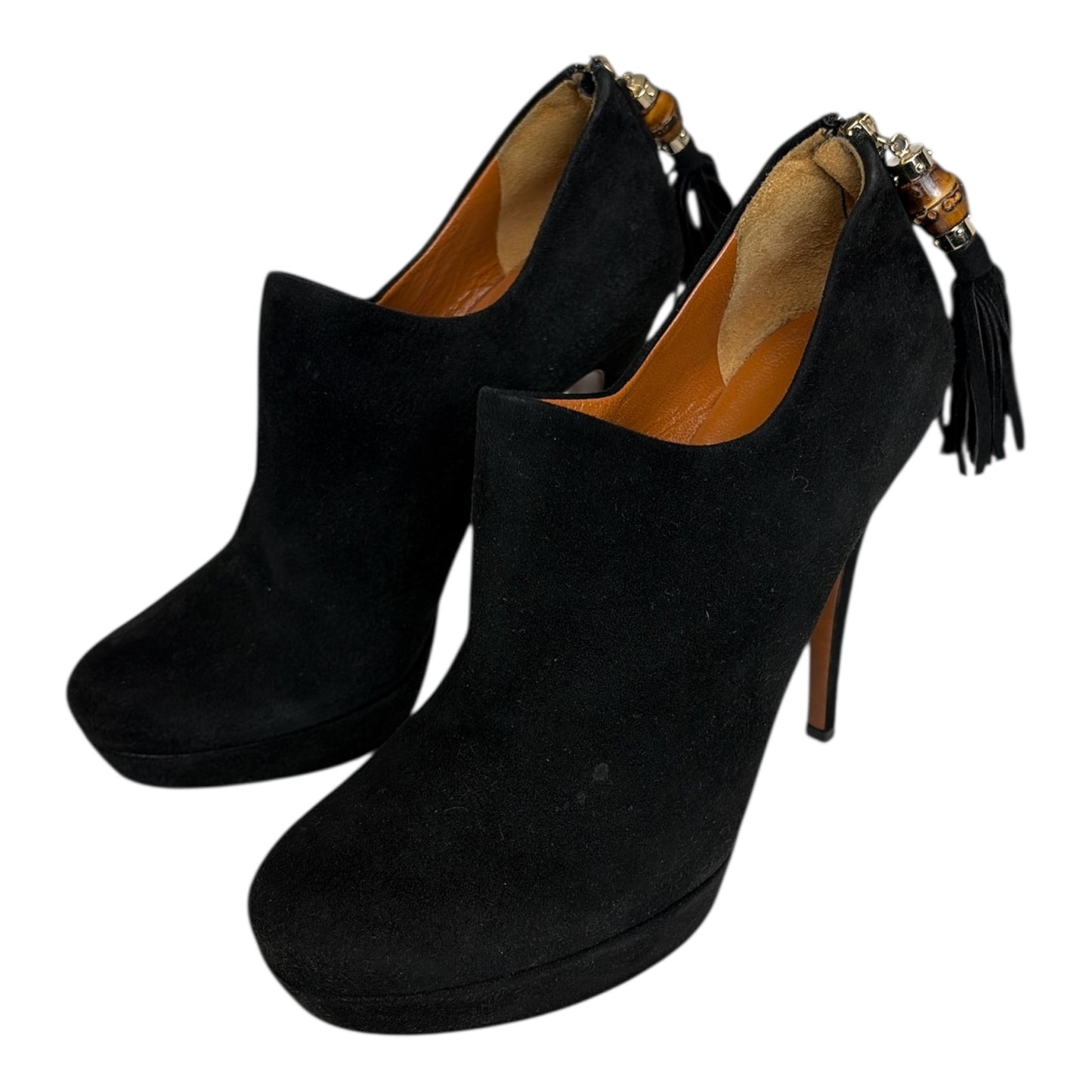 Suede Platform Ankle Booties size 37